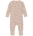Grenouillère CeLaVi - Laine - Rose Dust av. Fleurs