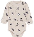 CeLaVi Bodysuit l/s - Wool - Night Sky