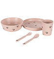 Konges Sløjd Dinner Set - 5 Parts - Cherry