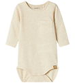 Name It Bodysuit l/s - NbmNote - Peyote Melange