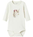 Name It Bodysuit l/s - NbfNicorn - Cloud Dancer