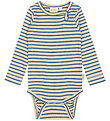Petit Piao Bodysuit l/s - Rib - Modal - True Navy/Off White