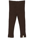 Petit Piao Leggings - Rib - Modal - Kaffibaunir