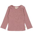 Petit Piao Blouse - Rib - Modal - Nostalgic Rose