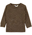 Joha Blouse - Wool/Silk - Brown Melange
