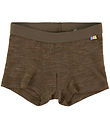 Joha Boxershorts - Wolle/Seide - Braun Meliert