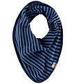 Joha Teething Bib - Wool - Blue w. Stripes