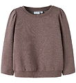 Sweat-shirt Name It - NmfVima - Broderie au poivre/Heart