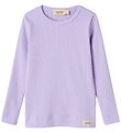 MarMar Blússa - Rib - Plain - Soft Lavender