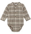 Minymo Bodysuit l/s - Oxford Tan