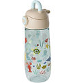 Rice Water Bottle - 550 mL - Ocean Print - Blue