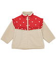 Flöss Fleece Jacket - Ellen - Poppy Red/Soft White