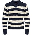 Kids Only Blouse - Knitted - Cook Janny - Night Sky/Tofu