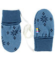 Joha Mittens - Wool - Blue