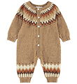 Molo Jumpsuit - Knitted - Wool - Frej - Light Browns