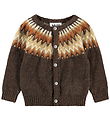 Molo Cardigan - Knitted - Wool - Bay - Browns