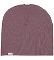 MarMar Beanie - Rib - Modal - Plum Shadow