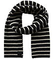 Sofie Schnoor Scarf - Knitted - Lailasy - Black w. Stripes