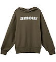 Sofie Schnoor Girls Hoodie - Simona - Crocodile Green w. Pri