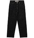 Sofie Schnoor Jeans - Denim - Black w. Dots