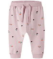 Name It Byxor - NbfVandora - Polerad Lilac/Blommor