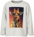 Name It Blouse - NmmVoto - Cloud Dancer/Giraffe