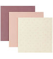 Lil' Atelier Muslin Cloth 3-Pack - NbnFergie - Turtledove/Nostal