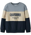 Sweat-shirt Name It - NkmVemil - Marine Blazer/California