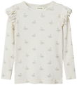 Lil' Atelier Blouse - Noos - Rib - Pastel Parchment/Swan