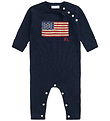 Polo Ralph Lauren Strampler - Strick - Flagge - Hunter Navy