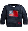 Polo Ralph Lauren Bluse - Strick - Flagge - Hunter Navy