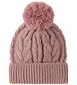 Name It Beanie - Knitted - NmfMilo - Woodrose