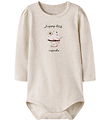 Name It Romper l/s - NbfNucake - Peyote Melange