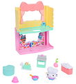 Gabby's Dollhouse Set - 10 Parts - Cakey's Sprinkle Cake-Tastic