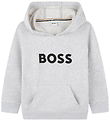 BOSS Hoodie - China Grey w. Logo