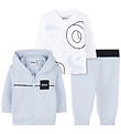 BOSS Gift Box - Sweat Set/Blouse - Pale Blue/White w. Print