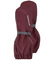 Didriksons Rain Mitts w. Fleece - PU - Pileglove - Anemon Red