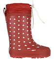 Angulus Thermo Boots w. Wool Lining - Red Hearts