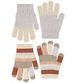 Molo Gloves - 2-Pack - Knitted - Kei - Lilac Marble