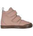 Pom Pom Winter Boots - Sneaker Wool Booty - Dark Rose
