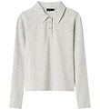 LMTD Polo - NlfNilja - Light Grey Melange