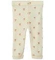 Lil' Atelier Leggings - Noos - NbfNalu - Turtledove/MELANGE