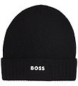 BOSS Beanie - Knitted - Black