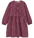 Creamie Dresses - Dress Woven Stripe - Crushed Berry