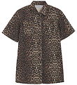 Creamie Dress - Denim - Dress Leo - Brown Leo