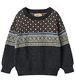 Wheat Blouse - Knitted - Julius - Navy