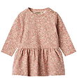 Wheat Dress - Bessie - Rose Dust Flower Meadow