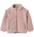 Name It Fleece Jacket - Teddy - NmfMinna - Violet Ice