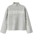 Name It Blouse - Knitted - NkfNuva - Light Grey Melange