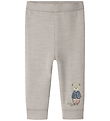 Name It Leggings - Wool - NbnWup - Nacreous Cloud